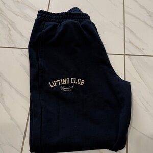 Gymshark Navy oversized joggers/ sweatpants